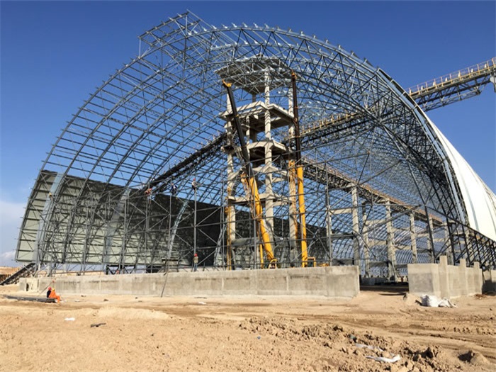 衡水煤机油桶翘工程网架